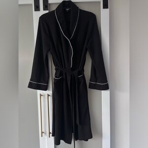 Aimee Kestenberg Black Robe with White Trim